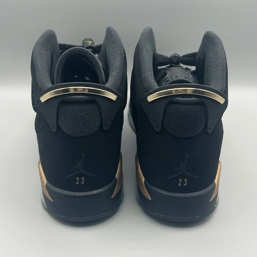 2020 Nike Air Jordan 6 DMP Gold Retro Shoes - Kids Youth Size 7 Women's Size 8.5